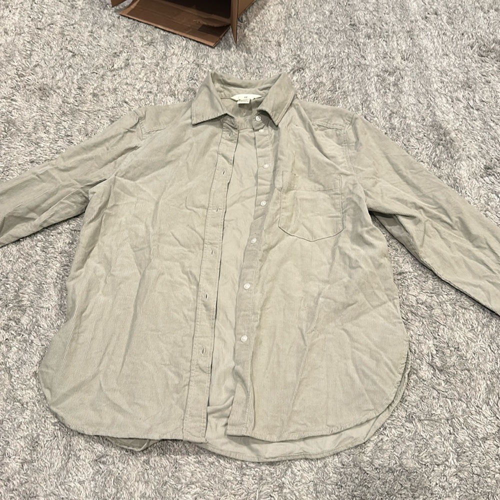 Green jacket/button up